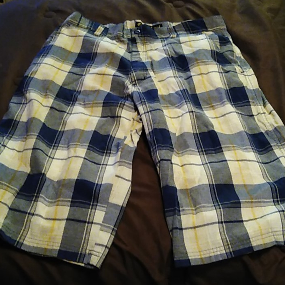 Plaid shorts